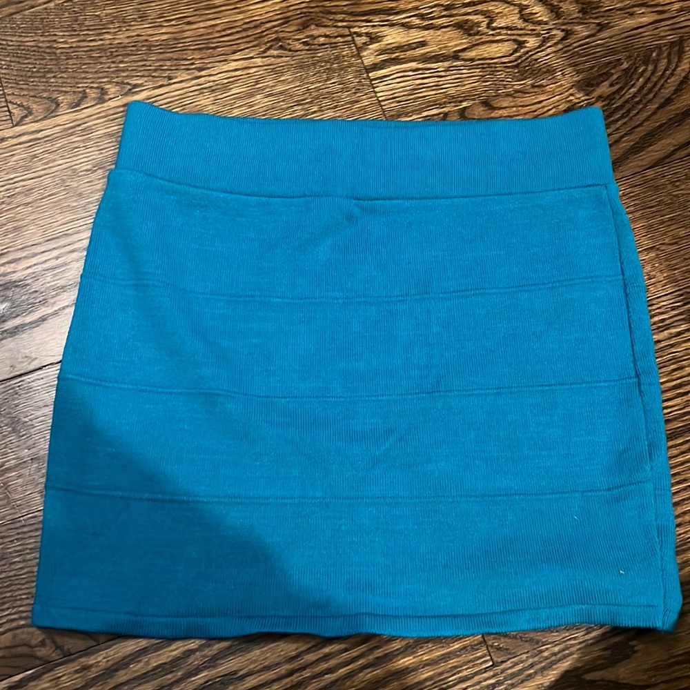 Teal Bandage Skirt